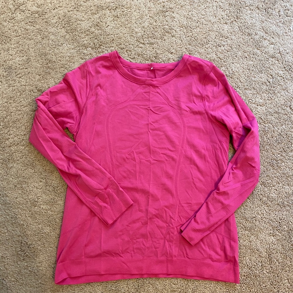 Lululemon Swiftly Long Sleeve Breeze Sonic Pink